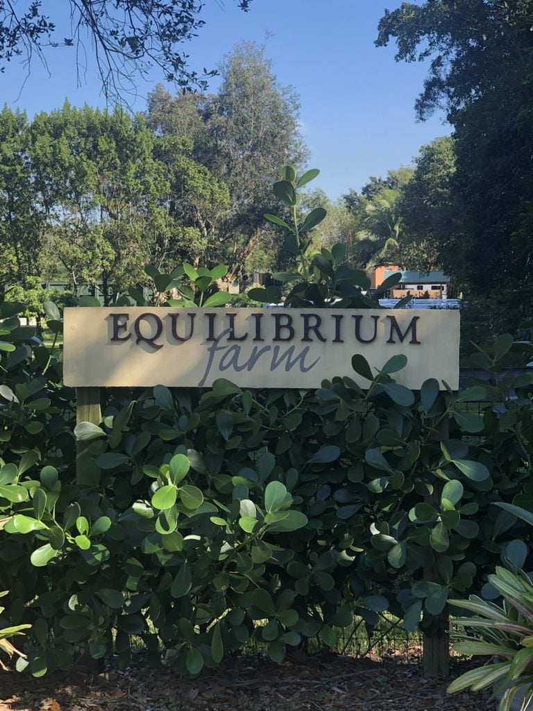 Equilibrium Farm Sign